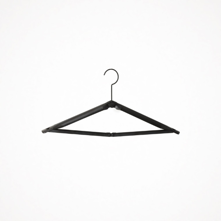 푸에브코 폴딩 행거 (블랙) - 접이식 철제 옷걸이 Folding Hanger Black