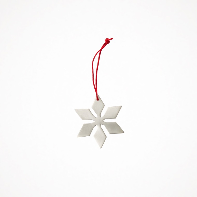 포그리넨워크 실버 오너먼트 (눈꽃 C) Silver Plated Snow Flake Ornament