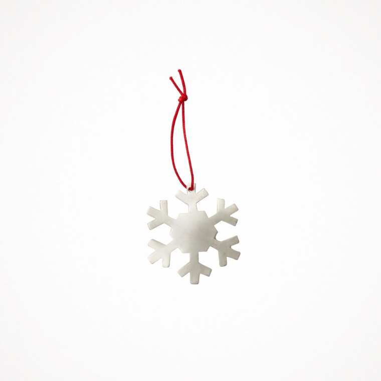 포그리넨워크 실버 오너먼트 (눈꽃 D) Silver Plated Snow Flake Ornament