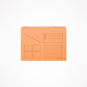 공장 A4 archiving file - color, orange