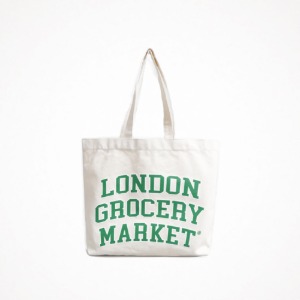 런던그로서리마켓 컬리지 로고 토트 백 College Logo Tote Bag