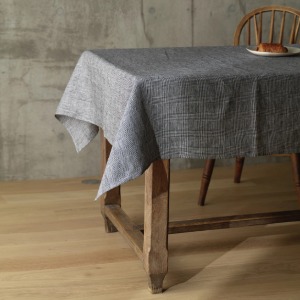 포그리넨워크 리넨 테이블 클로스 (글렌 체크) Linen Table Cloth Glen Check