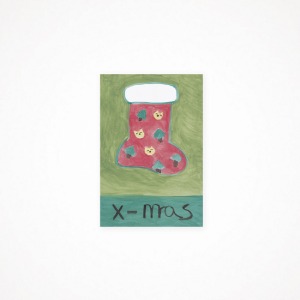 리틀룸 폴딩 카드 (크리스마스 양말) Folding Card X-mas Socks
