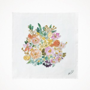 포그리넨워크 리넨 행커치프 부케 Linen Handkerchief - Bouquet