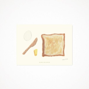 후긴앤무닌 드로잉카드 - 빵과 버터 Drawing Card - Bread and Butter