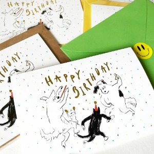 삼오세모 카드 - 가식없이 축하하는 생일카드