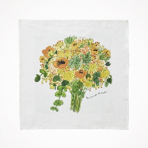 포그리넨워크 리넨 행커치프 (계절의 꽃) Linen Handkerchief Seasonal Flowers