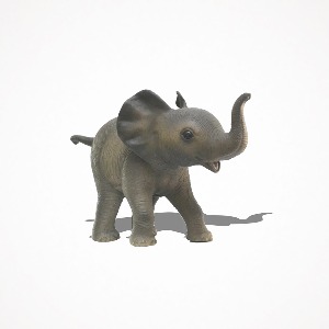 디어밀림 야생동물 (코끼리 소형) Elephant Small