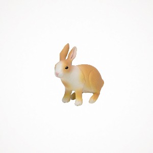 디어밀림 야생동물 (황색 토끼 소형) Rabbit Small