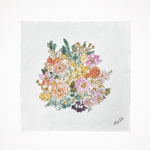 포그리넨워크 리넨 행커치프 이사벨 보와노 (부케) Linen Handkerchief Bouquet