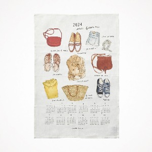 포그리넨워크 2024 리넨 캘린더 (내가 좋아하는 것) Linen Calendar Mon Favori