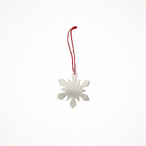 포그리넨워크 실버 오너먼트 (눈꽃 E) Silver Plated Snow Flake Ornament